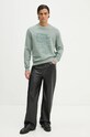 ZADIG&VOLTAIRE hanorac de bumbac JMSS00265 turcoaz AW24