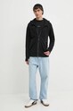 Bavlněná mikina C.P. Company Diagonal Raised Fleece Goggle Zipped 17CMSS028A005086W černá AW24