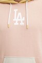 Кофта 47 brand MLB Los Angeles Dodgers BB012PMKDZZ635393DV розовый