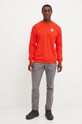 Спортивная кофта Fjallraven 1960 Logo Badge F87163.214 красный AW24