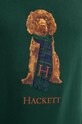 Бавовняна кофта Hackett London HM581285 зелений