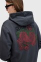 Oblečení Bavlněná mikina AllSaints MELROSE M007NB šedá