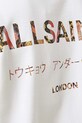Ρούχα Βαμβακερή μπλούζα AllSaints UNDERGROUND M033NB λευκό