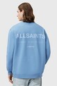 AllSaints bluza bawełniana UNDERGROUND M033NB niebieski SS25