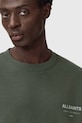 AllSaints felpa in cotone UNDERGROUND verde M033NB