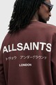 Одежда Хлопковая кофта AllSaints UNDERGROUND M033NB бордо