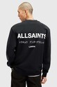AllSaints hanorac de bumbac UNDERGROUND M033NB negru SS25