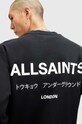 Îmbrăcăminte AllSaints hanorac de bumbac UNDERGROUND M033NB negru