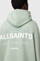 Одяг Бавовняна кофта AllSaints UNDERGROUND M034NB зелений