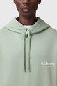Бавовняна кофта AllSaints UNDERGROUND зелений M034NB