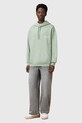 Бавовняна кофта AllSaints UNDERGROUND M034NB зелений
