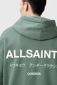 Одяг Бавовняна кофта AllSaints UNDERGROUND M034NB зелений