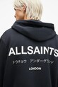 Ρούχα Βαμβακερή μπλούζα AllSaints UNDERGROUND M034NB σκούρο μπλε