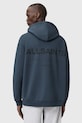 AllSaints hanorac de bumbac UNDERGROUND M034NB albastru AW25