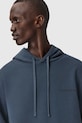 AllSaints hanorac de bumbac UNDERGROUND albastru M034NB