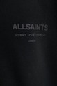 AllSaints bluza bawełniana UNDERGROUND M034NB czarny