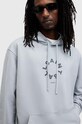 Хлопковая кофта AllSaints TIERRA M036NB голубой AW24
