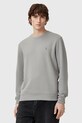 Βαμβακερή μπλούζα AllSaints RAVEN CREW βαμβάκι γκρί M037NB