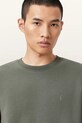 AllSaints bluza bawełniana RAVEN CREW M037NB zielony AW25