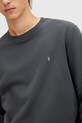 Bavlnená mikina AllSaints RAVEN CREW M037NB sivá SS25