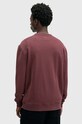 Одежда Хлопковая кофта AllSaints RAVEN CREW M037NB бордо