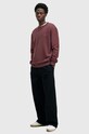 Хлопковая кофта AllSaints RAVEN CREW бордо M037NB