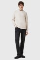 Μάλλινη μπλουζα AllSaints STATTEN M039KA μπεζ