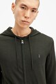 Ρούχα Μάλλινη μπλούζα AllSaints MODE MERINO ZIP HOOD M084KB πράσινο