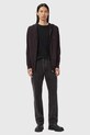 AllSaints bluza wełniana MODE MERINO ZIP HOOD M084KB