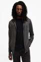 Μάλλινη μπλούζα AllSaints MODE MERINO ZIP HOOD μελανζέ γκρί M084KB