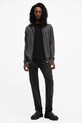 Μάλλινη μπλούζα AllSaints MODE MERINO ZIP HOOD γκρί M084KB