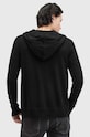Odzież AllSaints bluza wełniana MODE MERINO ZIP HOOD M084KB czarny