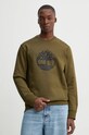 Timberland bluza print verde TB0A2BJ83021