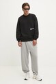 Karl Lagerfeld Jeans hanorac de bumbac 246D1801 negru AW24