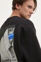 Îmbrăcăminte Karl Lagerfeld Jeans hanorac de bumbac 246D1801 negru