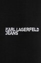Karl Lagerfeld Jeans hanorac de bumbac 246D1801 negru