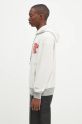 Aries cotton sweatshirt Reverse Column A Hoodie AR2001202 gray AW24