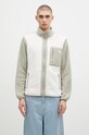 The North Face felpa in pile Yumiori Full Zip stampa all-over bianco NF0A883R9IG1