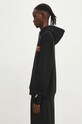 Bavlnená mikina ICECREAM Soft Serve Sparkle Popover Hood IC24333 čierna AW24