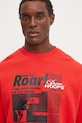 Βαμβακερή μπλούζα Puma 627162 κόκκινο