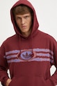 Bavlnená mikina adidas Originals burgundské JM0470