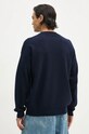 Îmbrăcăminte Drôle de Monsieur pulover de lana Le Maille Slogan Fleurs E.PO162.WO007.NY bleumarin