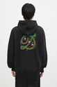 Abbigliamento Drôle de Monsieur felpa in cotone Le Hoodie D Raisin E.HO170.CO127.BL nero