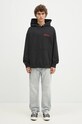 KSUBI felpa in cotone Sinners Biggie Hoodie MPF24FL001 nero
