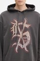 KSUBI hanorac de bumbac Dug Out Biggie Hoodie gri MFA24FL017