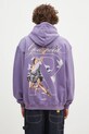 Одежда Хлопковая кофта Represent Hermes Hoodie MLM4230.057 фиолетовой