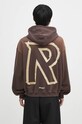 Clothing Represent cotton sweatshirt Masking Tape Initial Zip Hoodie MLM4248.232 brown