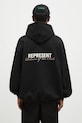 Хлопковая кофта Represent Patron Of The Club Hoodie печать чёрный MLM4270.001