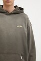 Represent felpa in cotone Patron Of The Club Hoodie verde MLM4270.16