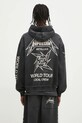 Oblečení Bavlněná mikina Represent Metallica 40 Year Anniversary Zip-Thru Hoodie MLM4370.230 černá